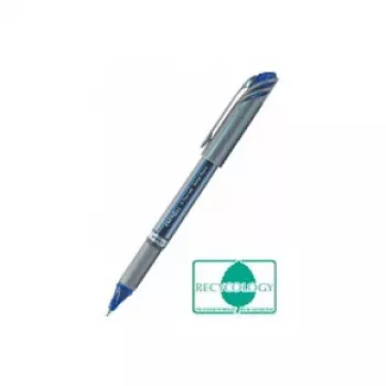 Pentel BL27 EnerGel tekuté gélové pero - strieborná - modrá - kov - 0,7 mm - 0,35 mm