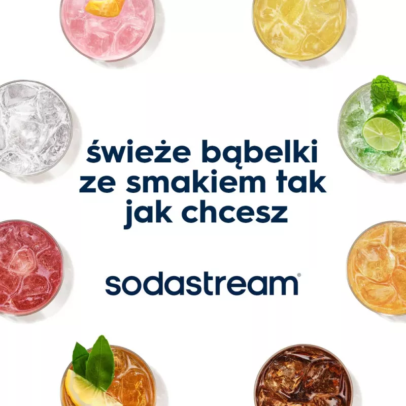 SodaStream Fuse Bubble Mosaic 2 x 1 l modré fľaše na sýtenie