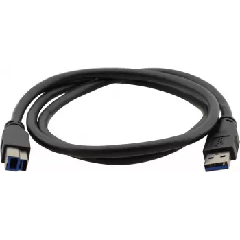 Kramer C-USB3/AB-3 USB-3.0 kábel, USB-A konektor samec na USB-B konektor samec, 0,9 m (3 ft), modrý