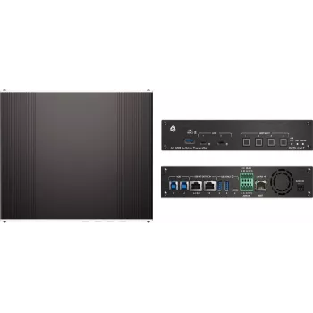 Kramer Electronics SWT3-41-U-T 4x1 USB 3.2/2.0 host PoE-acceptor managed prepínač – 10 Gbps – Power over Ethernet