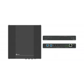 Kramer Electronics SWT3-41-U 4x1 USB 3.2 host PoE-acceptor managed prepínač so 4 zariadeniami – 10 Gbps – Power over Ethernet