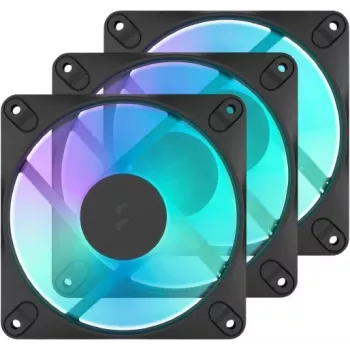 Fractal Design Dynamic 3-14 RGB Black 3-pack 140mm PWM ventilátory
