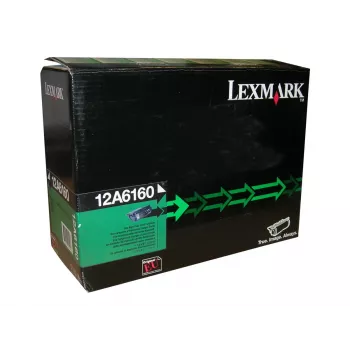 Lexmark čierna originálna repasovaná tonerová kazeta (12A6160)