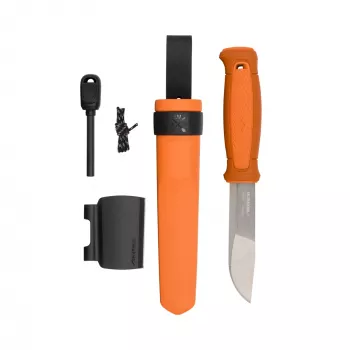 Morakniv Kansbol pevný nôž so survival setom, oranžový