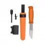 Morakniv Kansbol pevný nôž so survival setom, oranžový