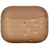 Puzdro z aramidových vlákien PITAKA pre AirPods Pro 3, Golden Glint