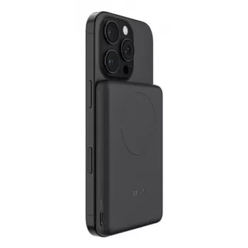 Magnetická powerbanka Belkin BoostCharge Slim 5000 mAh, 7,5 W, čierna