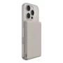 Magnetická powerbanka Belkin BoostCharge Slim BPD020HQSA 5000 mAh, 7,5 W, Sand