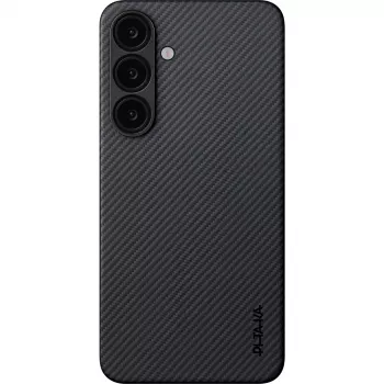 PITAKA Ultra-Slim puzdro pre Samsung Galaxy S25+ čierna/sivá Twill