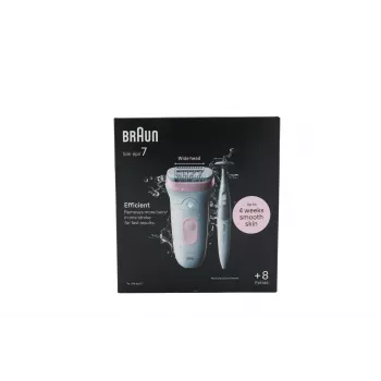 Braun Silk-épil 7 7-210 Wet & Dry epilátor sada s holiacim strojčekom, zastrihávačom a nabíjacou stanicou