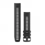 Garmin Instinct Series silikónový náramok na hodinky grafitový 22mm QuickFit