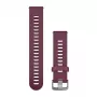 HAMA Garmin silikónový náramok pre Vivoactive 3, Vivomove HR, Forerunner 645, Forerunner 245 - Berry 010-11251-1W