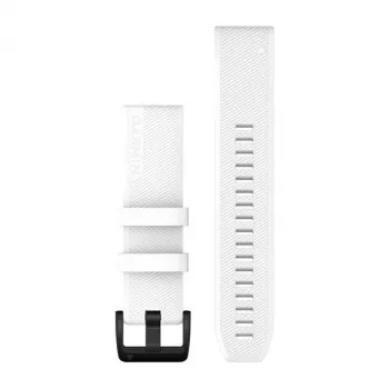 Garmin QuickFit 22mm silikónový náramok biely s čiernou nerezovou sponou 010-12901-01