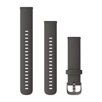 Garmin QuickFit 18 mm silikónový náramok grafitový s bridlicovo sivými švami 010-12932-0E