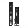 Silikónový remienok na hodinky Garmin 22mm pre Instinct 2, čierny, 010-13105-06