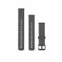 Silikónový remienok na hodinky Garmin Quick Release 18 mm, Gravel Grey, 010-13256-00