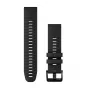 Silikónový remienok na hodinky Garmin QuickFit 22 mm, čierny (010-13280-00)