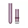 Silikónový remienok na hodinky Garmin Quick Release 20 mm, Berry/Lilac (010-11251-AK)