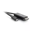 C2G USB-C na HDMI adaptérový kábel - 1,83 m - čierny - 4K@60Hz - reverzibilný USB-C konektor samec