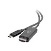 C2G USB-C na HDMI adaptérový kábel - 1,83 m - čierny - 4K@60Hz - reverzibilný USB-C konektor samec