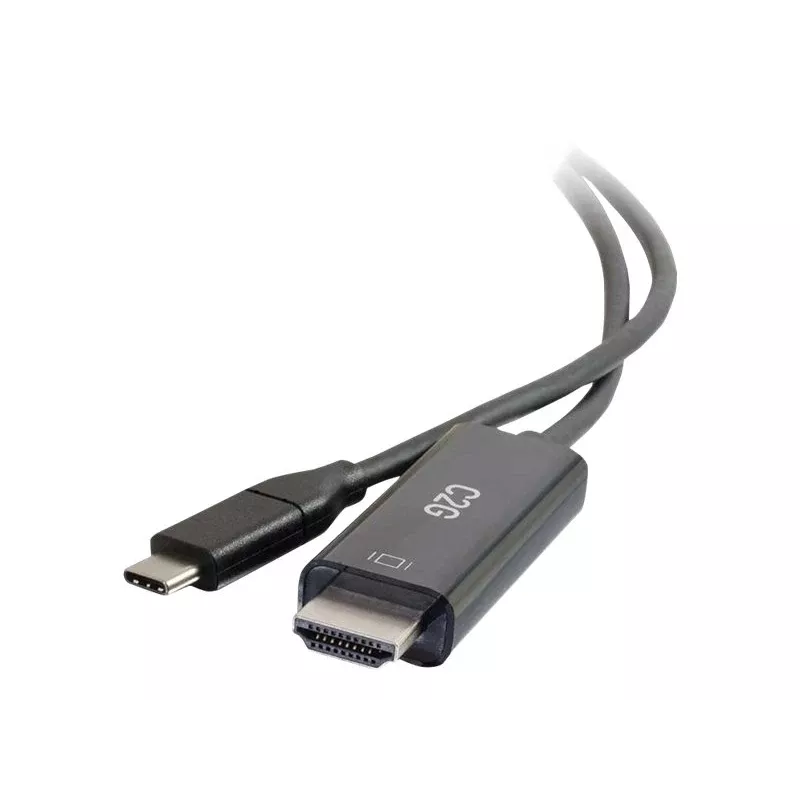 C2G USB-C na HDMI adaptérový kábel - 1,83 m - čierny - 4K@60Hz - reverzibilný USB-C konektor samec