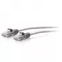 CABLES2GO C2G 1 stopa (0,3 m) Cat6a Snagless Unshielded (UTP) Slim Ethernet sieťový patch kábel - sivý