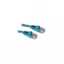 CABLES2GO CAT5e UTP patch kábel 1m modrý liaty odľahčený ťahom RJ45