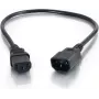 CABLES2GO predlžovací kábel C13 na C14 2m čierny
