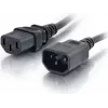 CABLES2GO predlžovací kábel C13 na C14 2m čierny