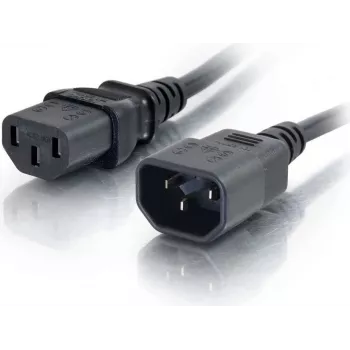 CABLES2GO predlžovací kábel C13 na C14 2m čierny