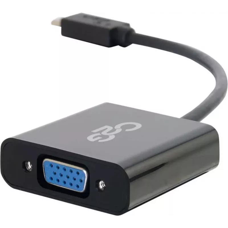 C2G USB 3.1 USB Type C na VGA adaptér - USB C na VGA čierna