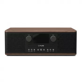 PURE ACOUSTICS Pure Classic C-D6 digitálne rádio Coffee Black/Walnut EU/UK