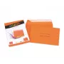 ELCO Color obálka C5 (162 x 229 mm), bez okienka, samolepiaca, 100 g/m², oranžová, 25 ks (74618.82)