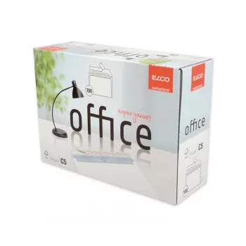 ELCO Office obálka C5 (162 x 229 mm), bez okienka, samolepiaca, 100 g/m², biela, 100 ks (74535.12)
