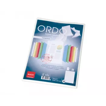 ELCO Ordo transparentná organizačná mapa A4, 220 x 310 mm, 80 g/m², biela, 10 kusov (73696.14)