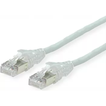 Dätwyler patch kábel Cat.5e S/UTP, CU 5502 flex PVC, AMP v2, čierny, 2,0 m