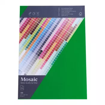 Artoz Papier Mosaic listový papier jablkovozelená DIN A4 90 g/m² 25 listov