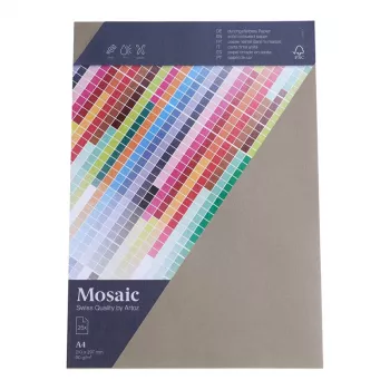 Artoz Papier Mosaic listový papier Cement A4 90 g/m² 25 listov