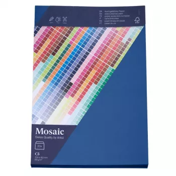 Artoz Papier Mosaic obálky DIN C5 bez okienka námornícka modrá na vlhko lepené 20 kusov
