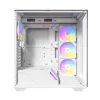 Antec Constellation Series C3 ARGB Mid Tower ATX skriňa s bočným oknom z temperovaného skla, biela