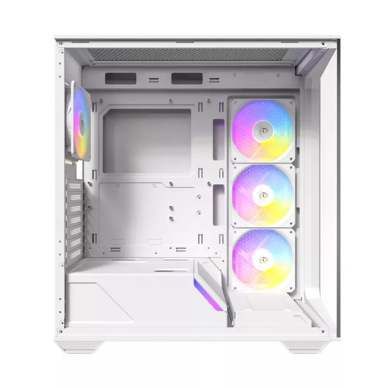 Antec Constellation Series C3 ARGB Mid Tower ATX skriňa s bočným oknom z temperovaného skla, biela