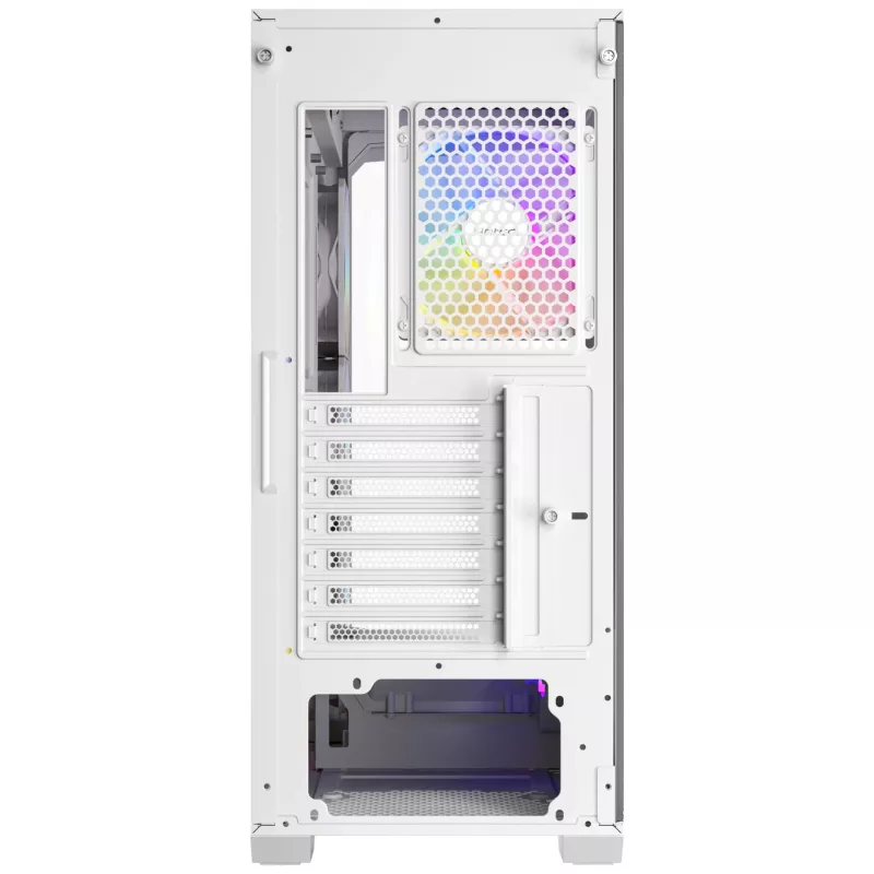 Antec Constellation Series C3 ARGB Mid Tower ATX skriňa s bočným oknom z temperovaného skla, biela