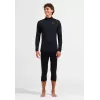 Odlo Merino 200 BL Top Turtle Neck LS Half Zip - čierna, veľkosť M