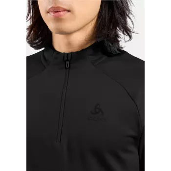 Odlo Essential Light Mid Layer 1/2 Zip - čierna