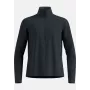 Odlo mikina Grid Fleece Mid Layer Full Zip - Black Melange, veľkosť L
