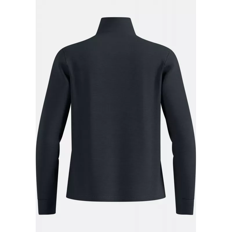 Odlo mikina Grid Fleece Mid Layer Full Zip - Black Melange, veľkosť L