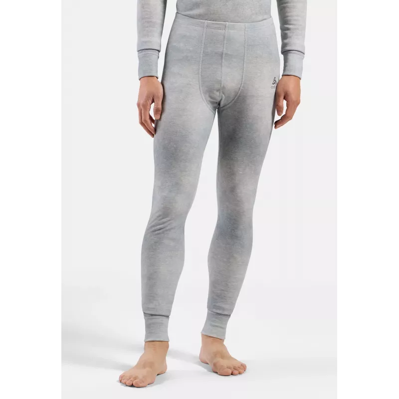 Odlo Active Warm X Pow BL Bottom Long termo spodné nohavice spodná vrstva - Silver Grey, veľkosť L