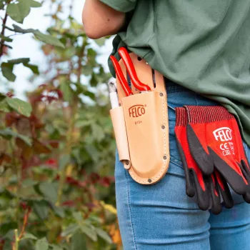 FELCO 910+ kožené puzdro na záhradnícke nožnice