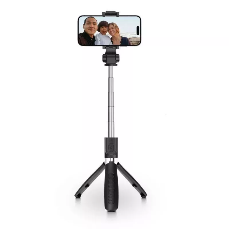 Tech-Protect L01S BT samostatný statív selfie tyč čierna