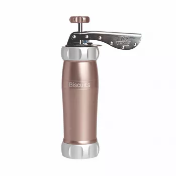Marcato Pastry Press Powder Pink - Ručný lis na sušienky s 20 formami